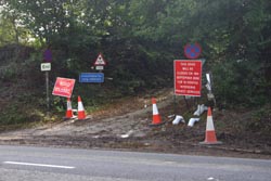 West end of unnamed lane to North Boduel