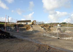 Looe Mills cafe - Site levelled