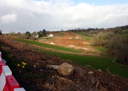 Looking NW to Havett Hill from Lantoom