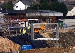 A heavy crane at Moorswater