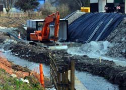 East Looe river diversion