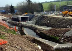 East Looe river diversion