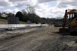 Planing the old Western carriageway