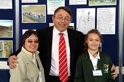 Pam McNamara, Paul Clark and Jessica Strutt