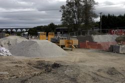 A38 - Looe Mills - retaining wall