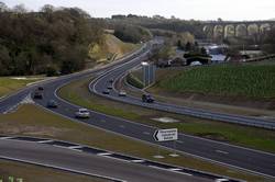 A38 looking east over Moorswater