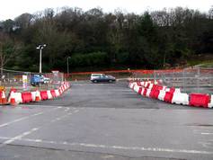 Temporary junctions at Moorswater