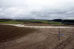 Slip road foundations at Petersfield