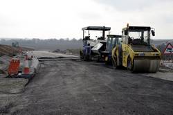 New A390 looking west from the roundabout