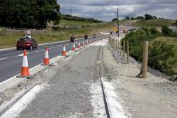 Pavements alongside the A38