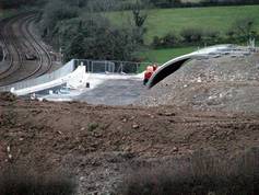 A390 railway bridge precasts