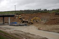 Removing the old A38 for the Eastern junction