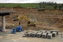 Removing the old A38 for the Eastern junction