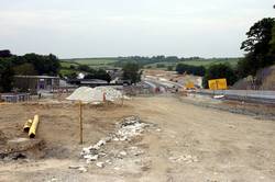 Eastern carrigeway at Moorswater looking West