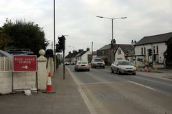 A38 - Traffic lights are switched off at Five Lanes