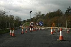 Liskeard slip road going west