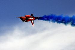 Red Arrows over Fowey