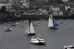 Red Arrows over Fowey