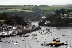 Red Arrows over Fowey