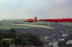 Red Arrows over Fowey