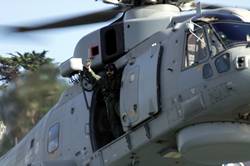 Royal Navy Merlin over Dartmouth