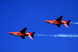 Red Arrows over Dartmouth