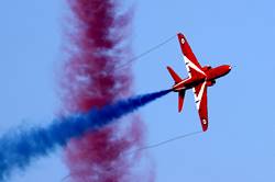 Red Arrows over Dartmouth