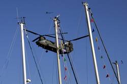 Chinook HC2 over Dartmouth