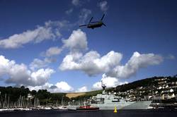 Chinook HC2 over Dartmouth