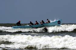 Surf rowing - Saunton Sands