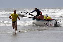 Surf rowing - Saunton Sands