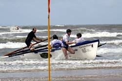 Surf rowing - Saunton Sands