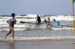 Surf rowing - Saunton Sands