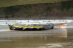 Surf boat - Saunton Sands