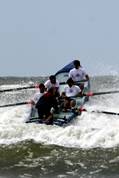 Surf rowing - Saunton Sands