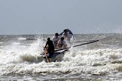 Surf rowing - Saunton Sands