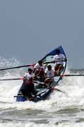 Surf rowing - Saunton Sands