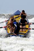 Surf rowing - Saunton Sands