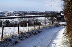 Cornwall snowscape