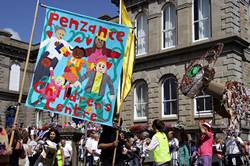 Mazey day procession