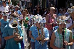 Mazey day procession