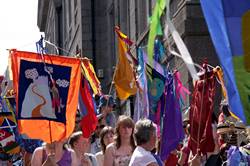 Polperro festival - procession