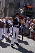 Polperro festival - Lord Mayor leaves Big Green