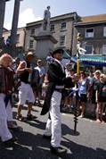 Polperro festival - Lord Mayor leaves Big Green