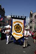 Polperro festival - Lord Mayor leaves Big Green