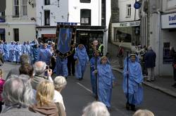 the procession in Fore street