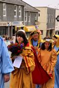 Gorseth kernow procession in Fore Street Saltash