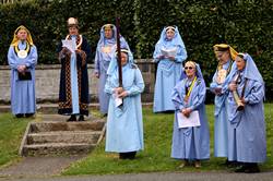 Proclamation in Victoria gardens