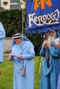 Proclamation in Victoria gardens