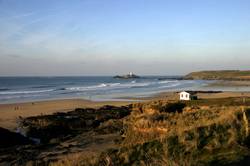 Godrevy Island from Gwithian Towans